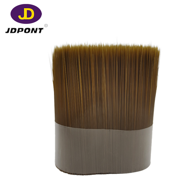 Yellow solid tapered brush filament for ...